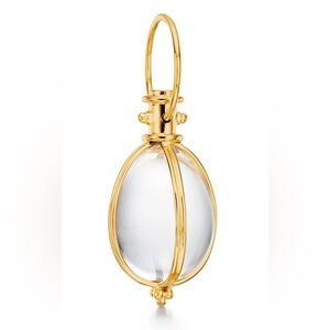 XS Temple St. Clair crystal amulet with 18k gold